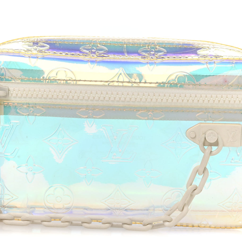 PVC Monogram Pochette Volga Iridescent Prism
