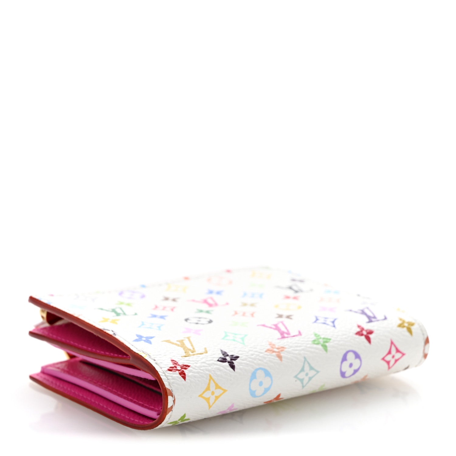 LV X TM Monogram Multicolor Lisa Wallet White