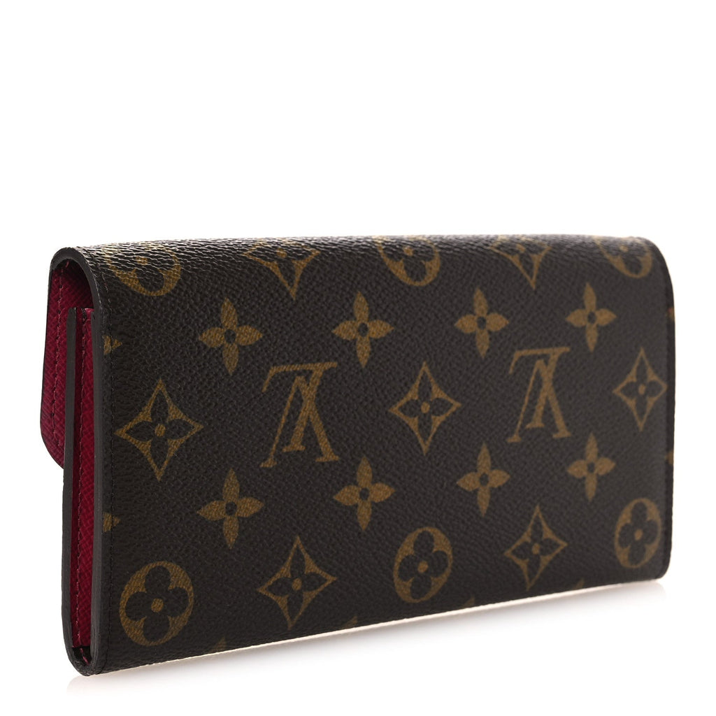 Monogram Emilie Wallet Fuchsia