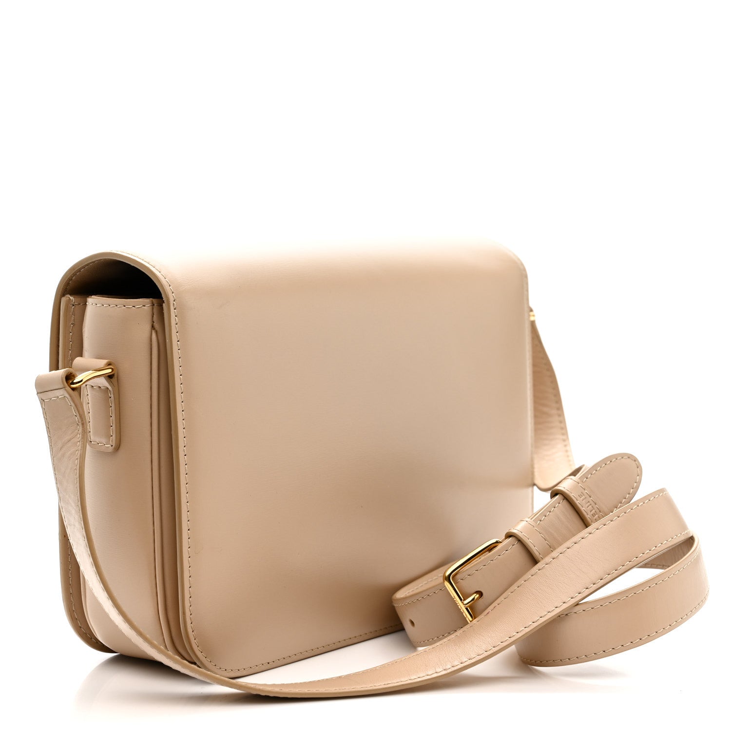 Shiny Calfskin Medium Triomphe Nude