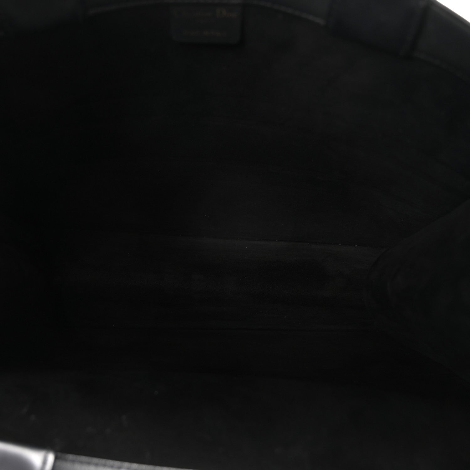 Calfskin Embossed Medium Book Tote Black