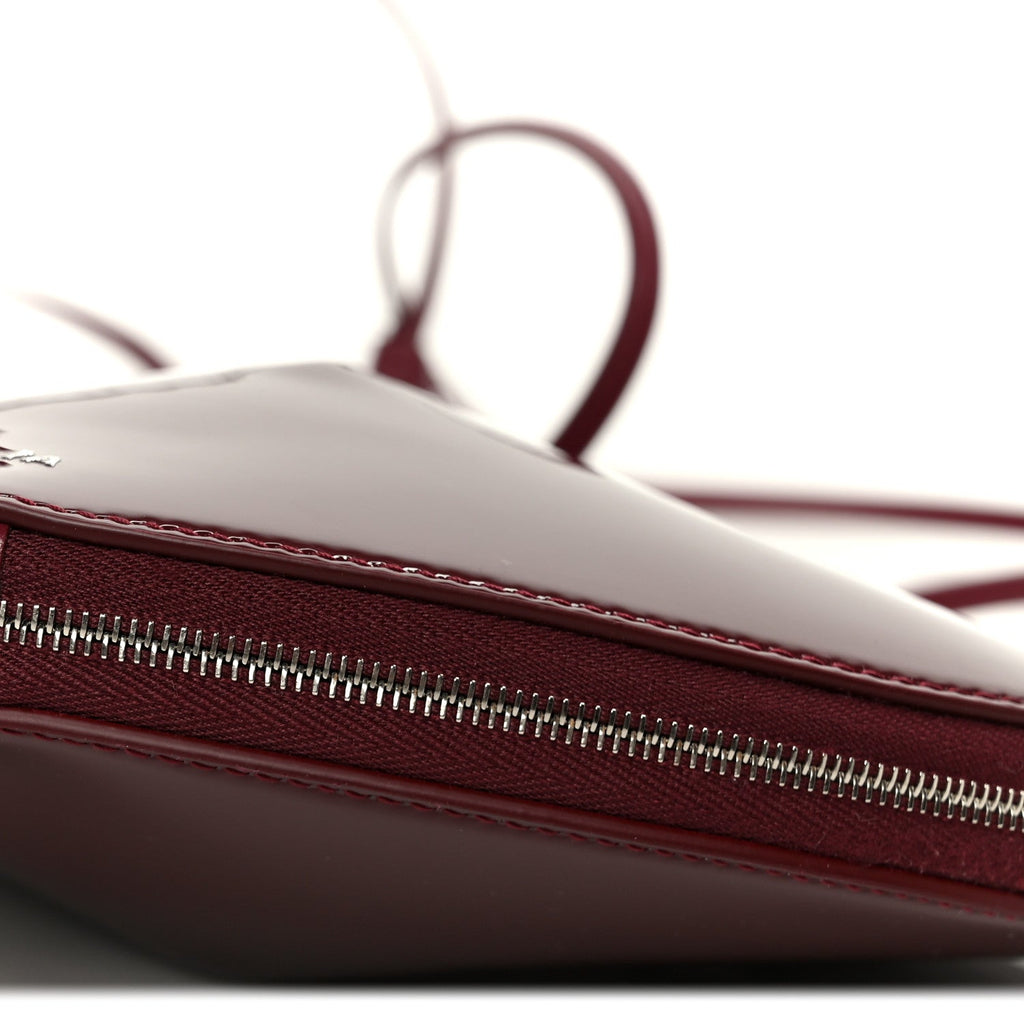 Patent Calfskin Le Coeur Bag Garnet Red