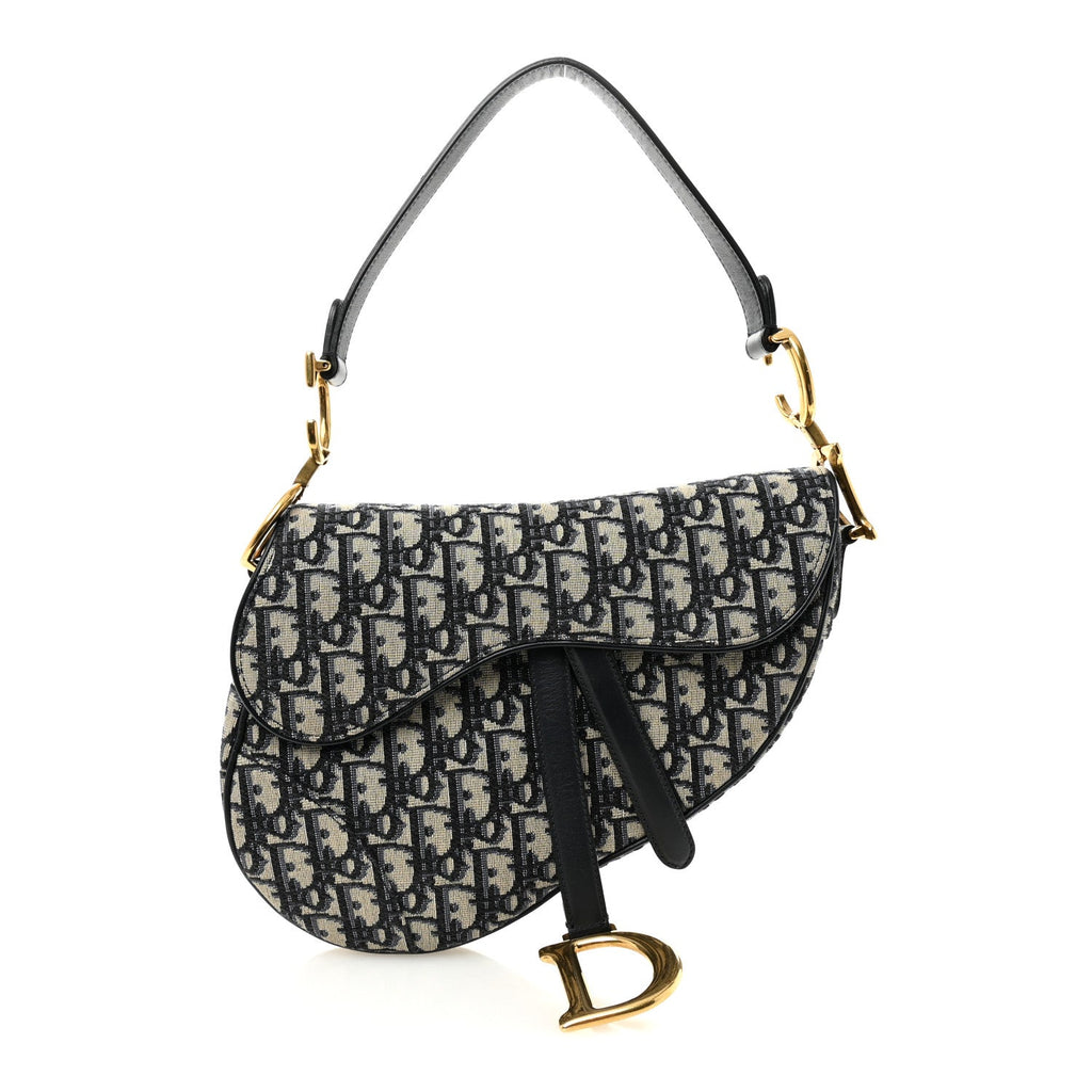 Oblique Saddle Bag Blue