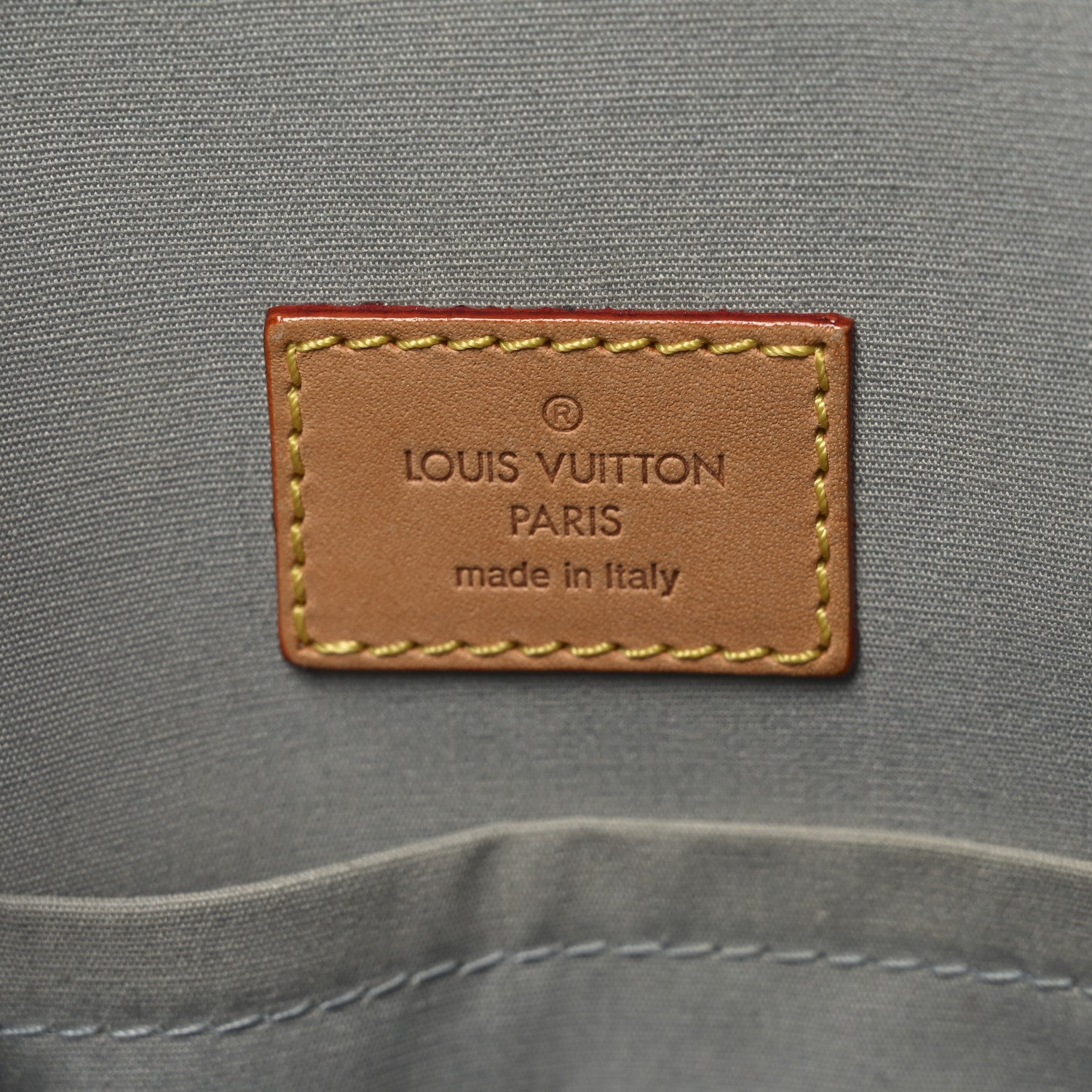 Monogram Miroir Sac Plat Silver