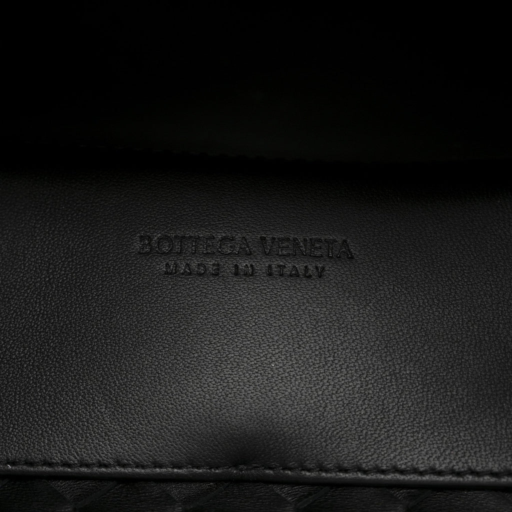 Nappa Intrecciato Small Andiamo Shoulder Bag Black