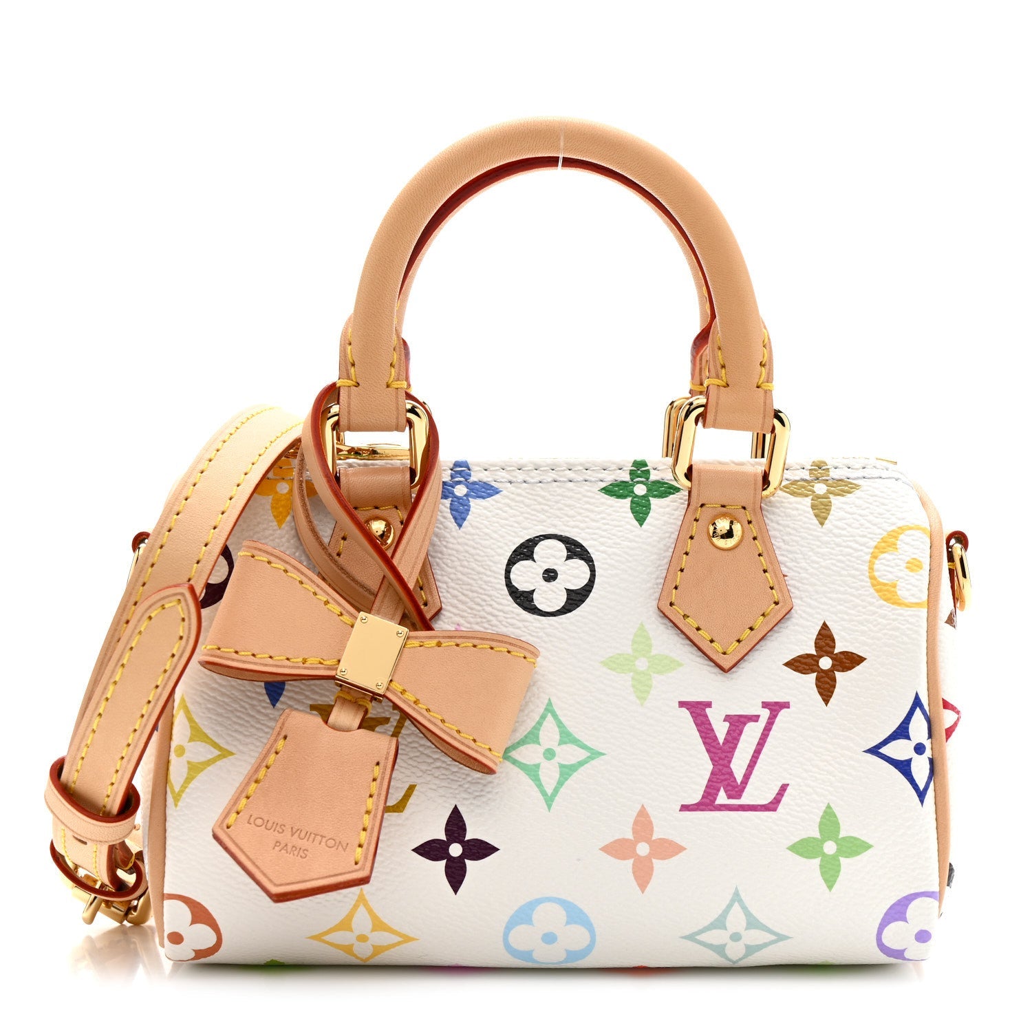 LV X TM Monogram Multicolor Nano Speedy White