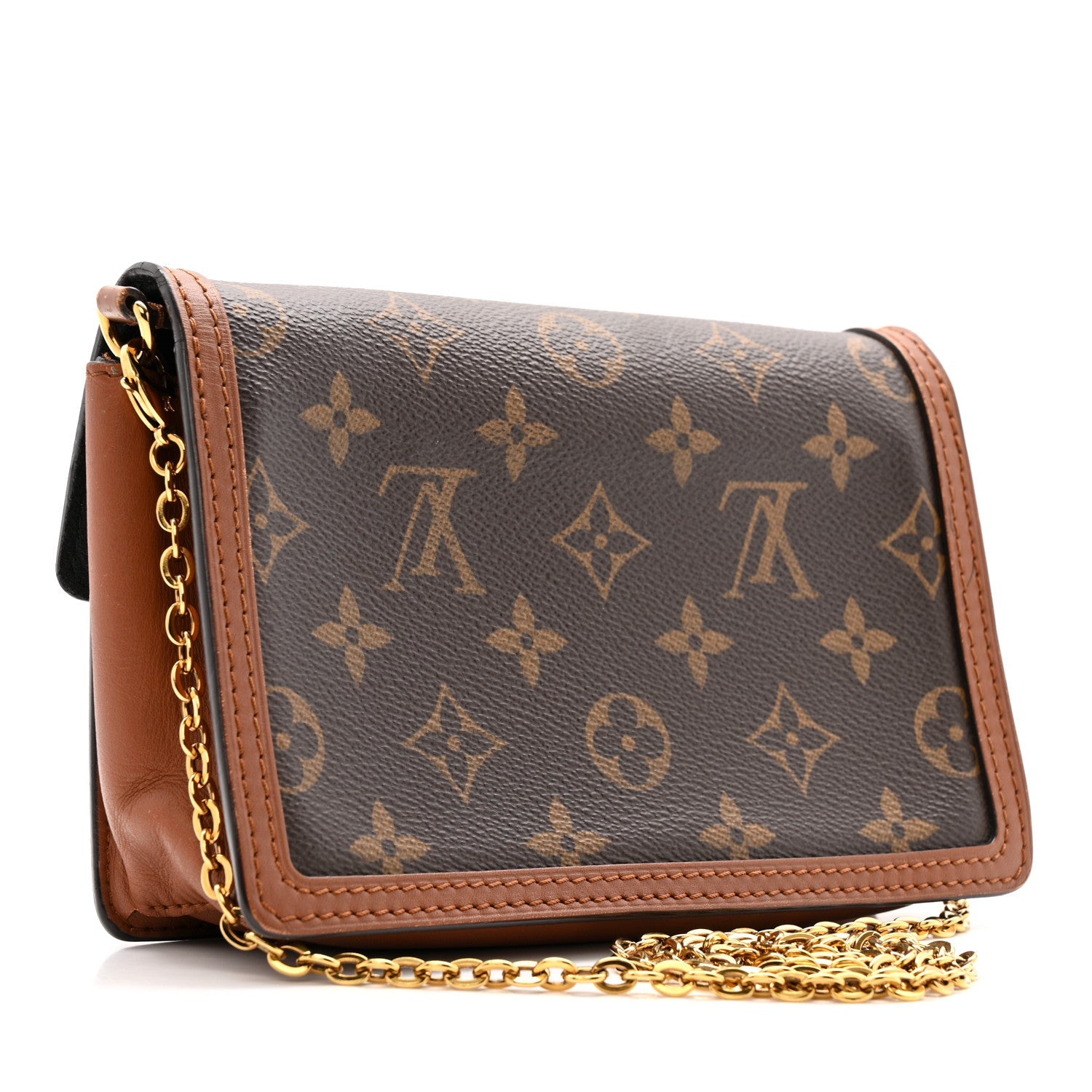 Reverse Monogram Dauphine Chain Wallet
