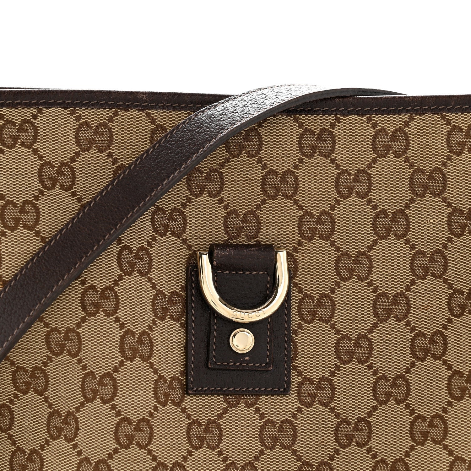 Monogram Abbey Messenger Bag Dark Brown