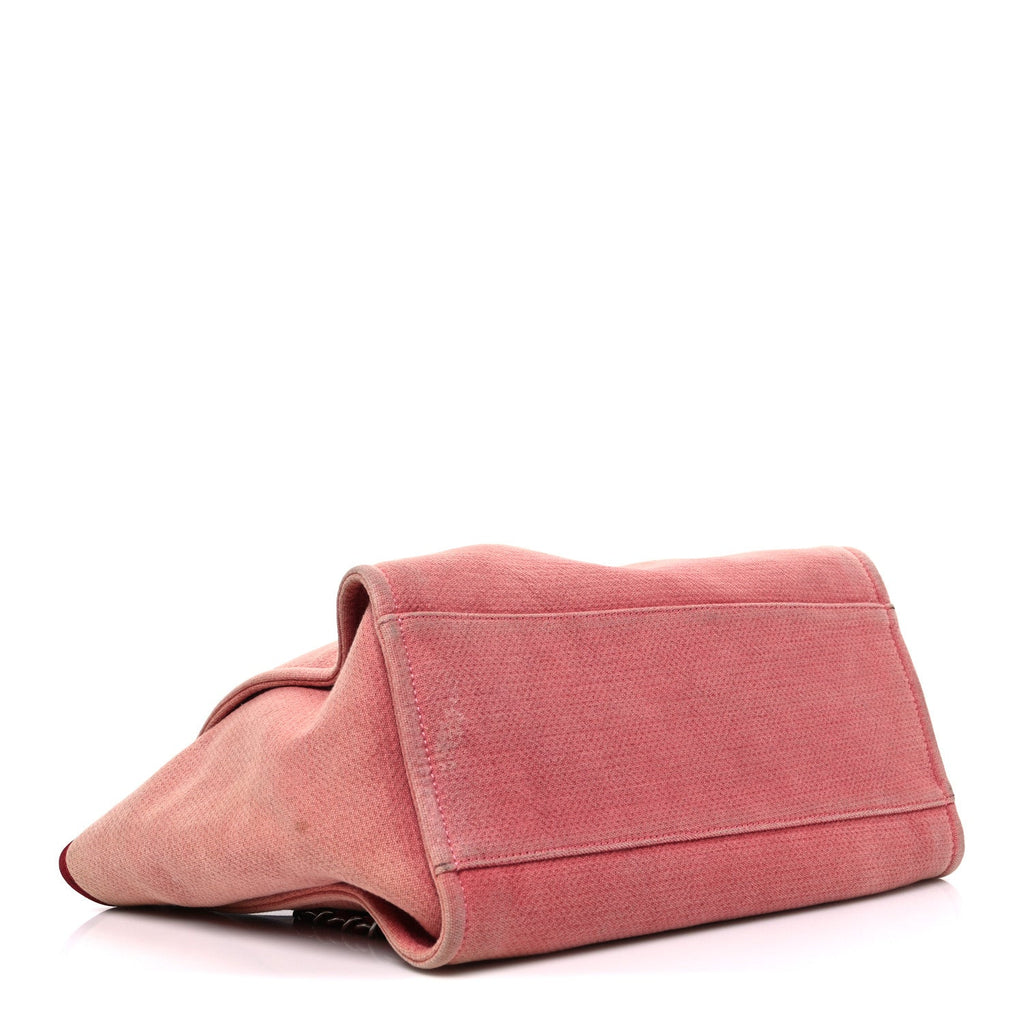Canvas Large Deauville Tote Red