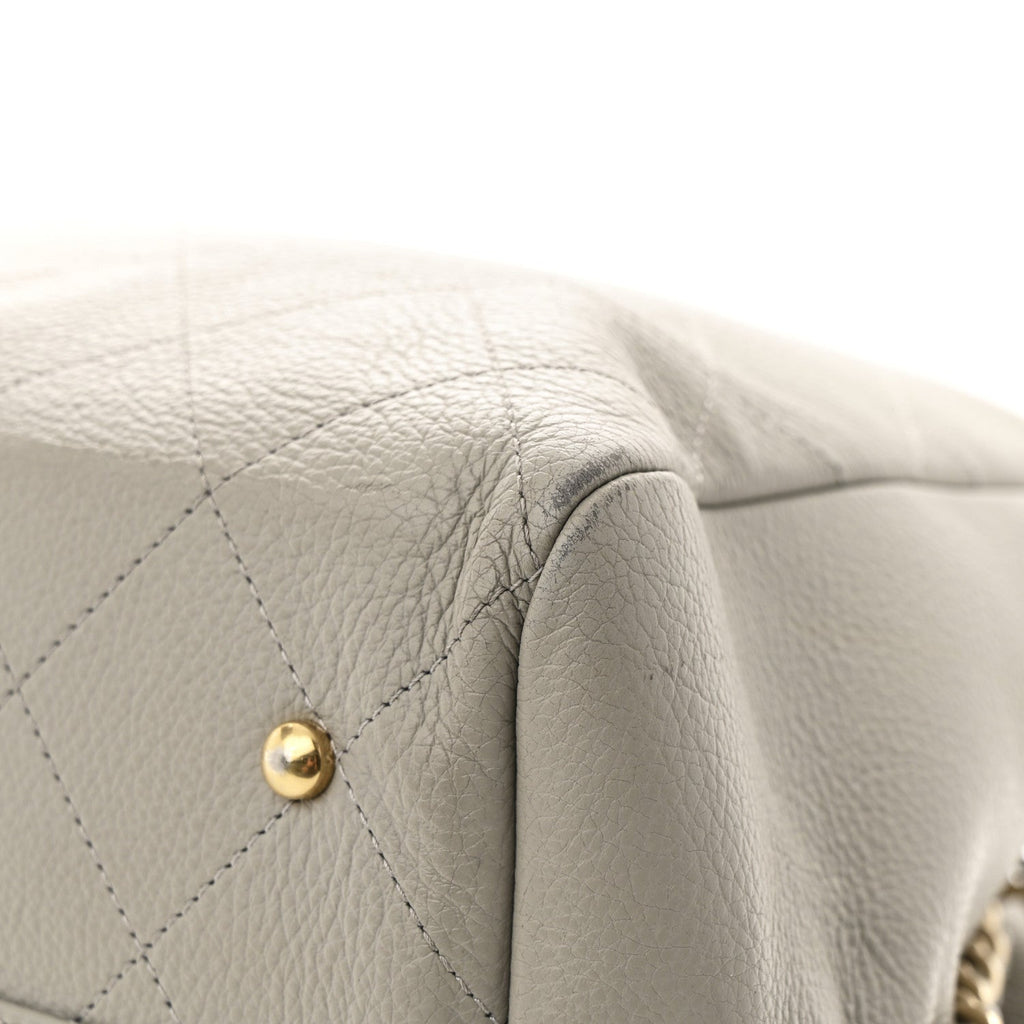 Bullskin Stitched Large Shopping Bag Grey