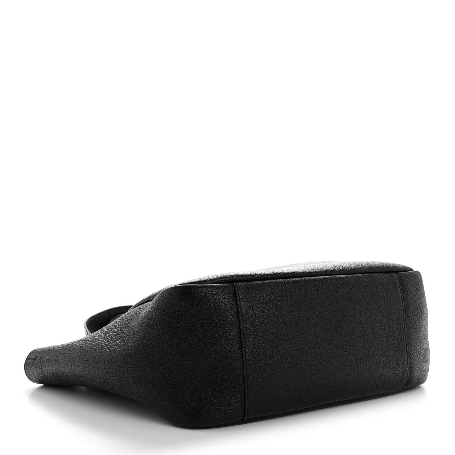 Grained Deerskin Bea Tote Black