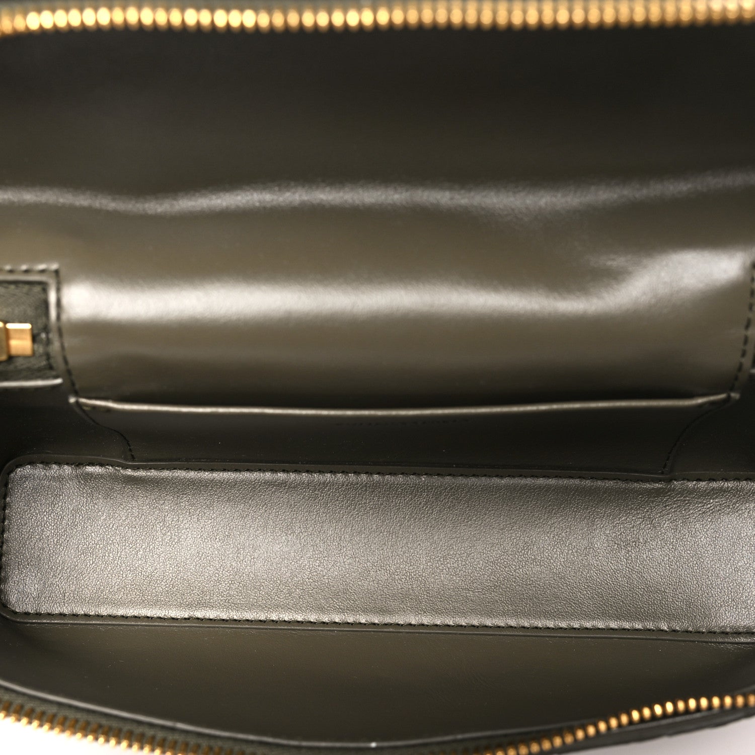 Calfskin Intrecciato Bang Bang Vanity Case Cypress