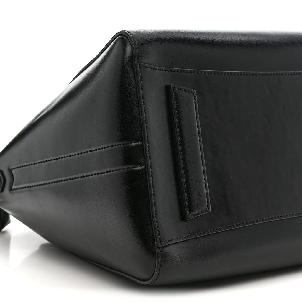 Shiny Lord Calfskin Medium Antigona Black