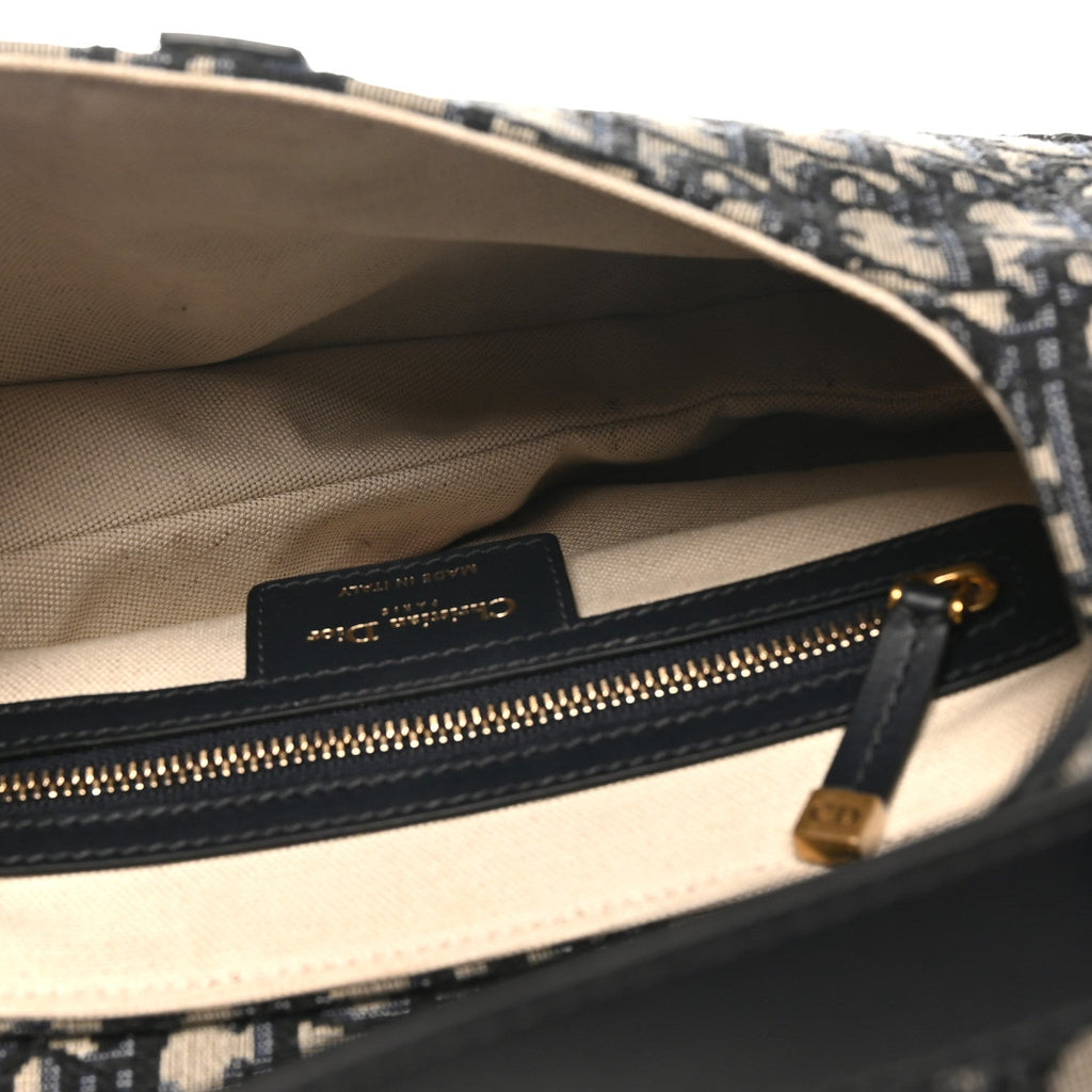 Oblique Saddle Bag Blue