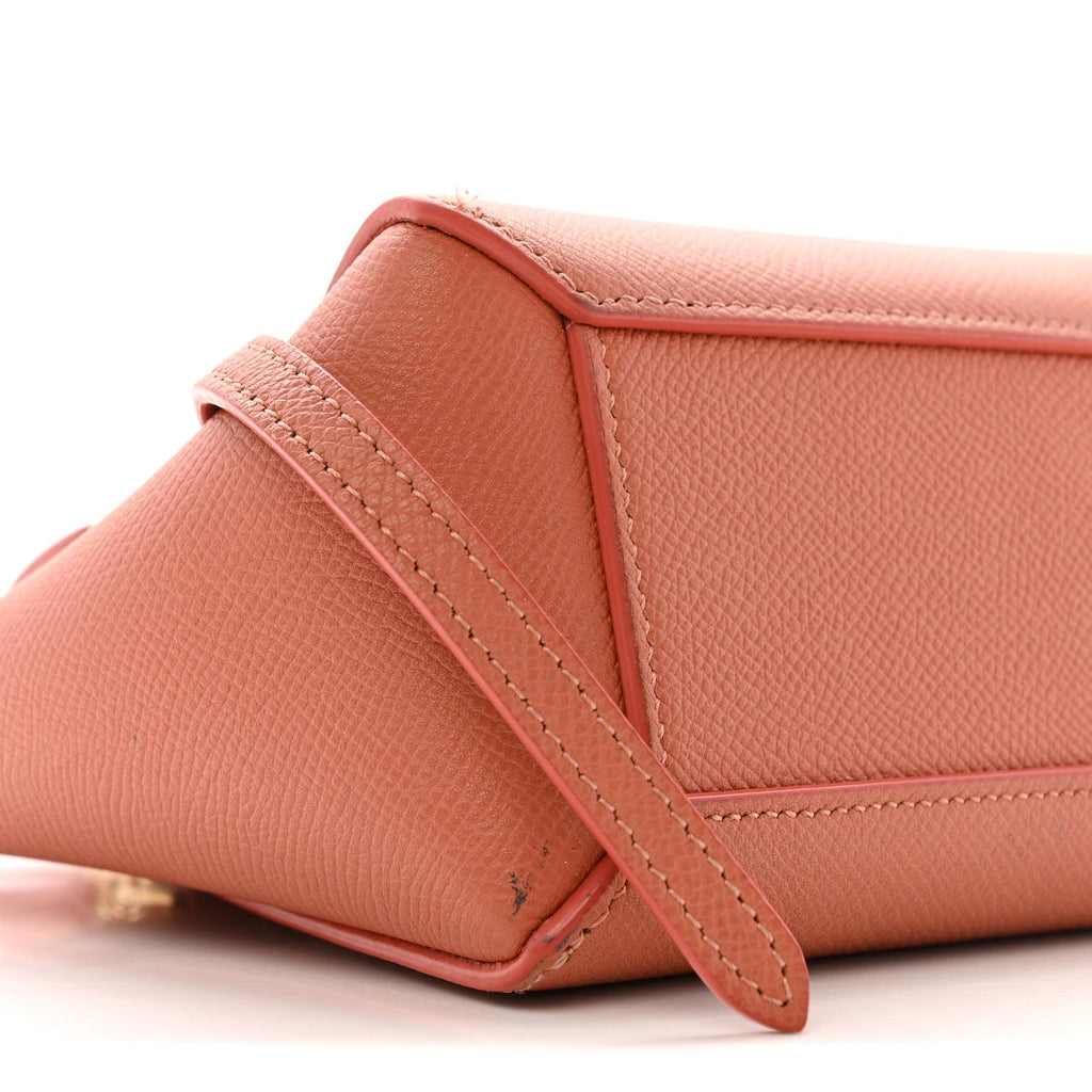 Grained Calfskin Pico Belt Bag Lychee
