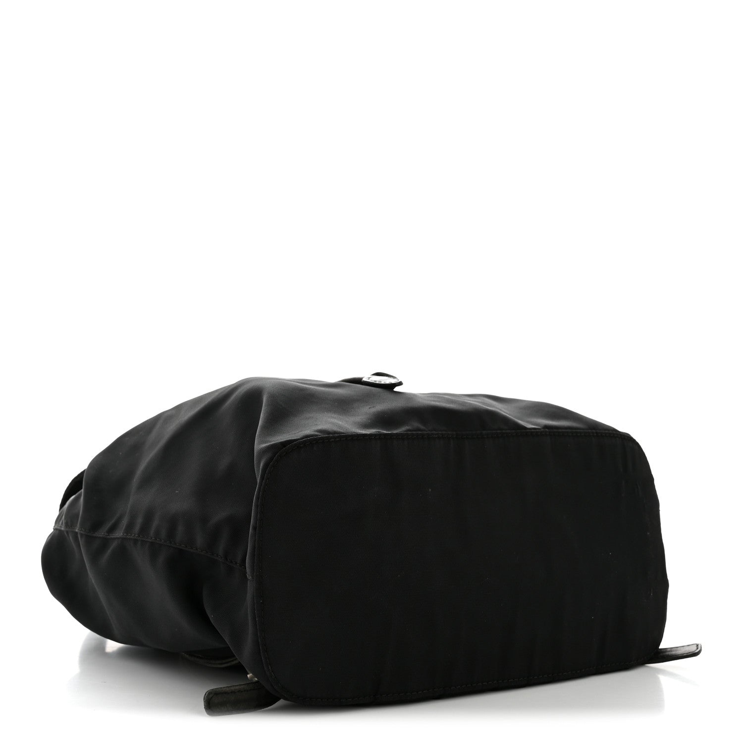 Tessuto Nylon Vela Chain Backpack Black