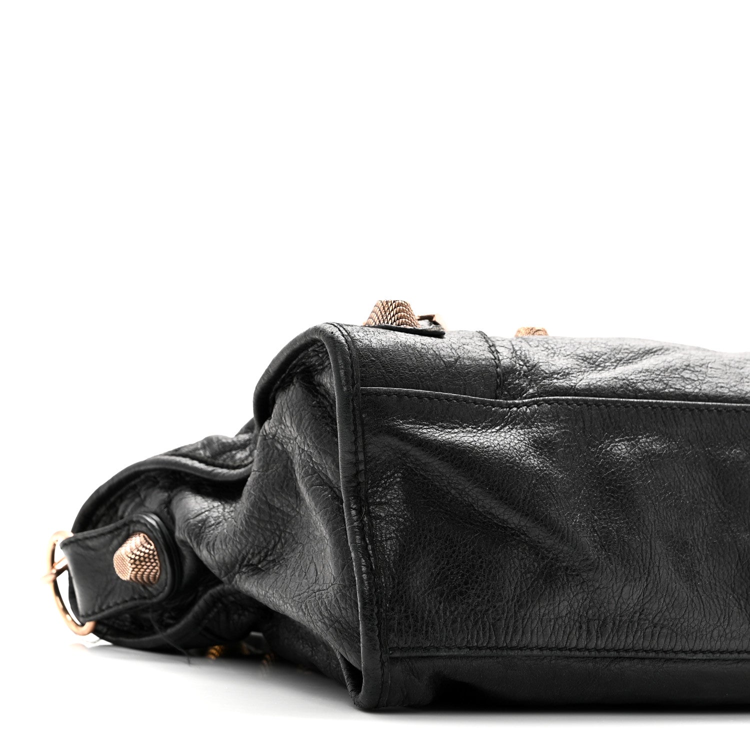 Agneau Giant 21 Rose Gold Hardware City Black