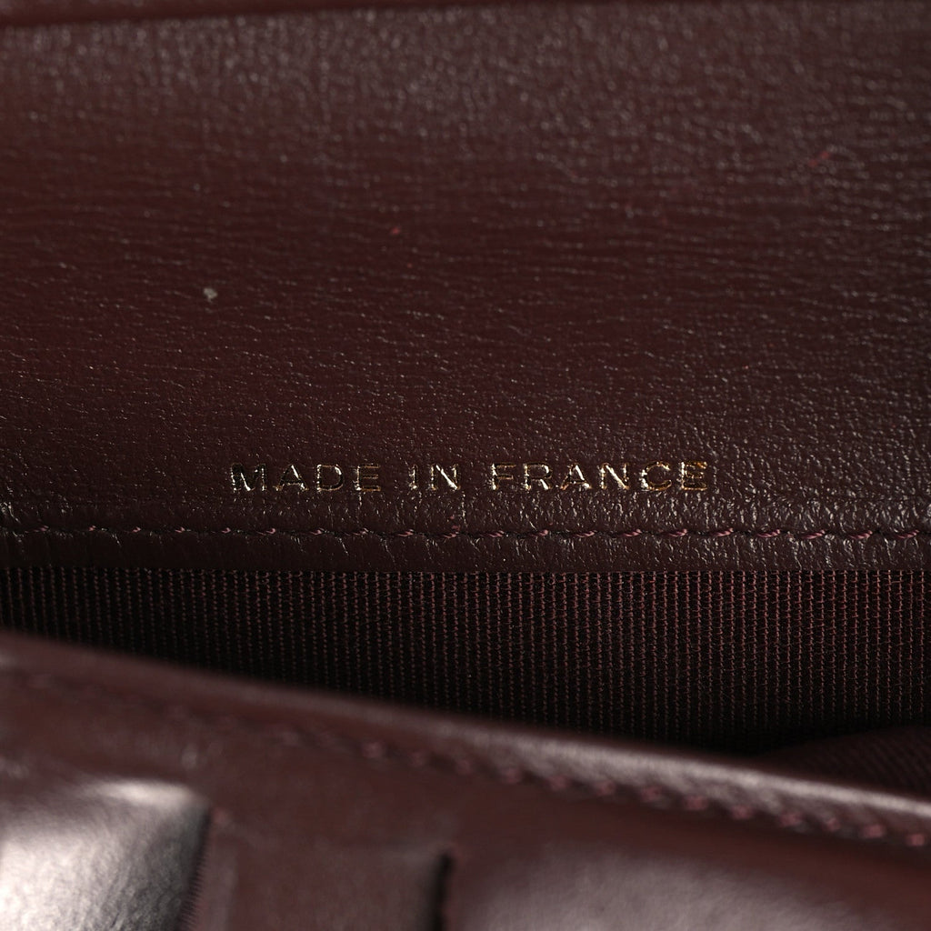 Caviar Quilted Medium Flap Wallet Black