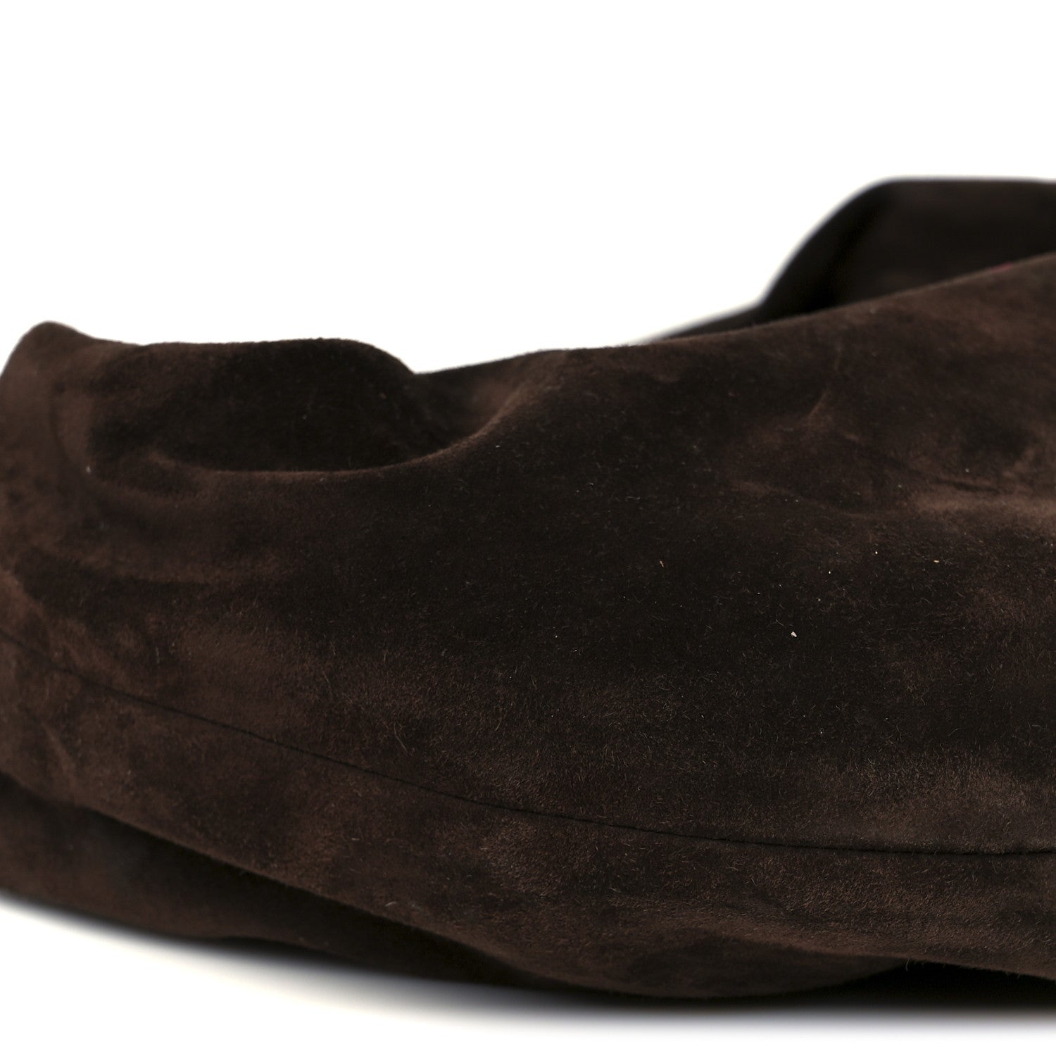 Suede Calfskin Medium Olivia Hobo Coffee