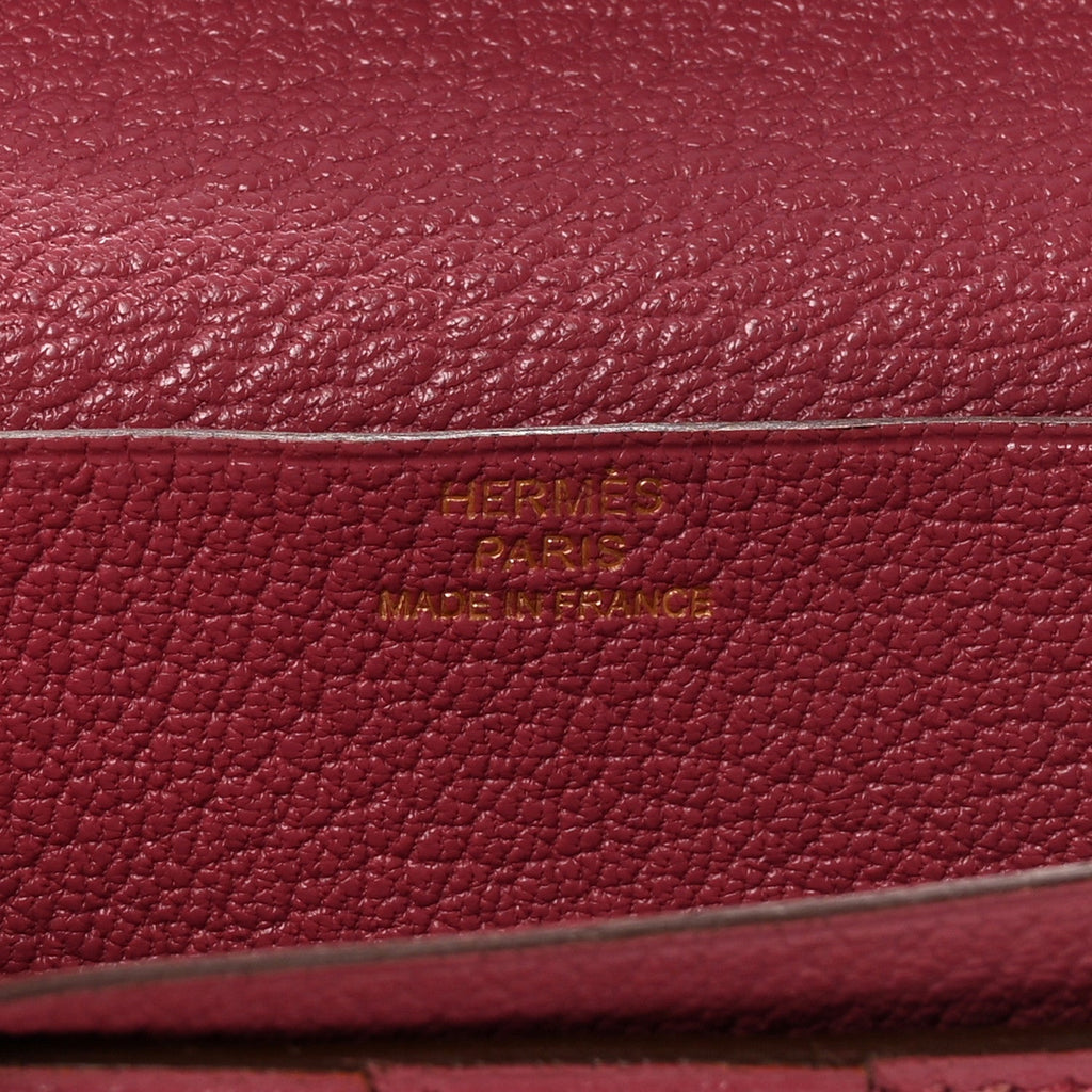 Chèvre Mysore Bearn Gusset Wallet Bois de Rose