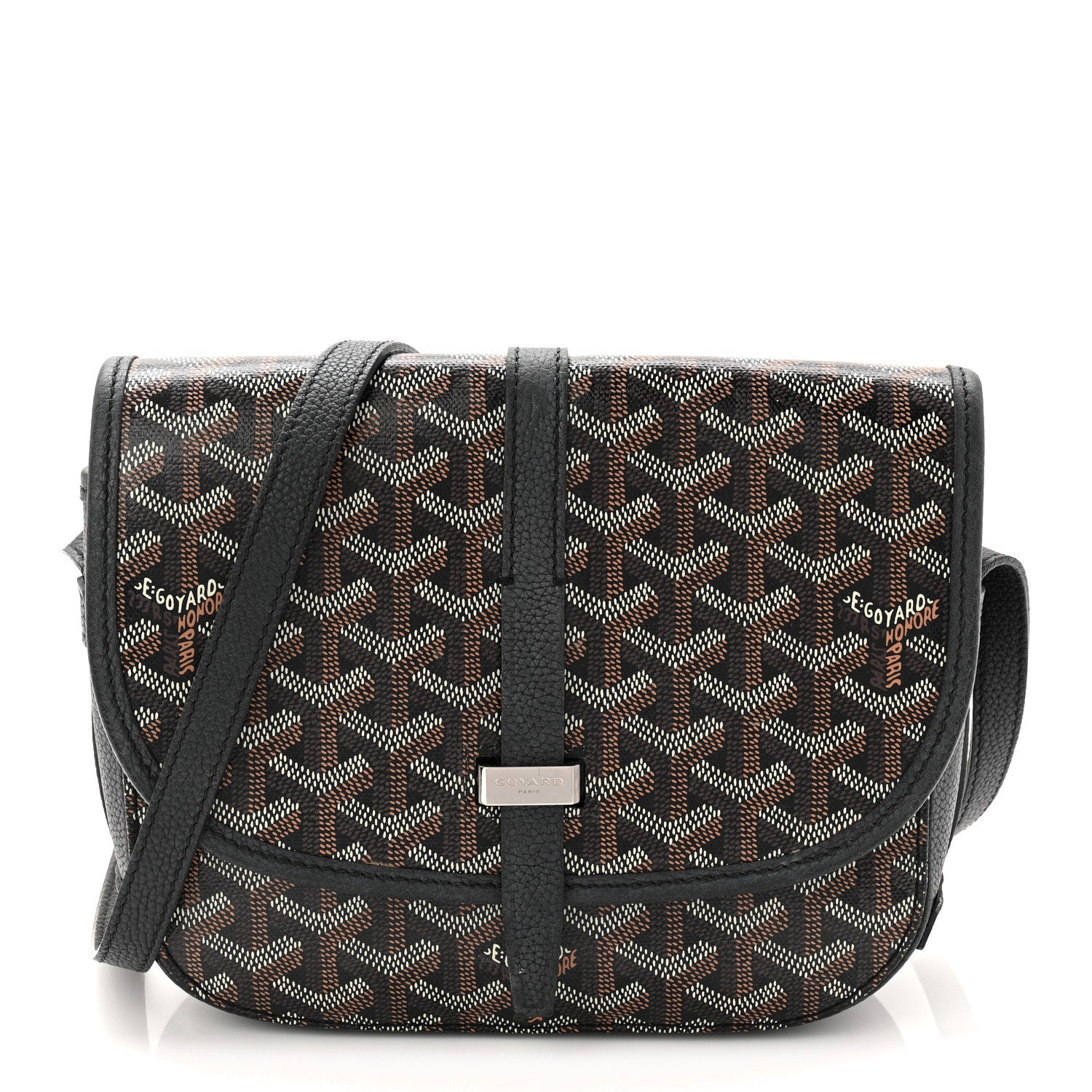 Goyardine Belvedere II PM Messenger Bag Black