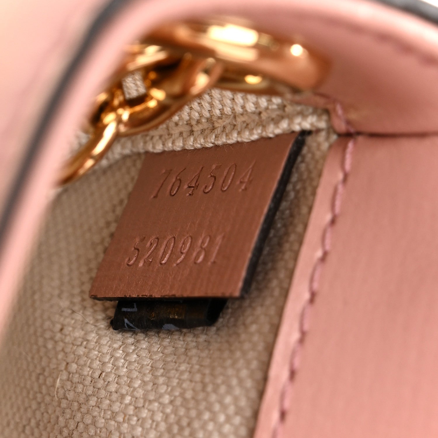 Azalea Calfskin Crystal GG Monogram Mini Horsebit 1955 Shoulder Bag Pink