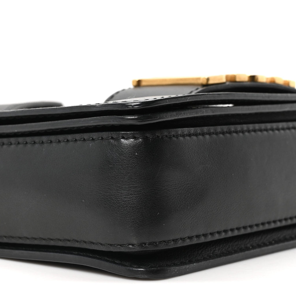 Smooth Calfskin Dio(r)evolution Flap Bag Black