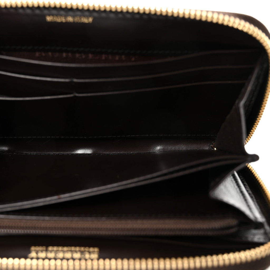 Haymarket Check Large Zip Around Wallet Brown