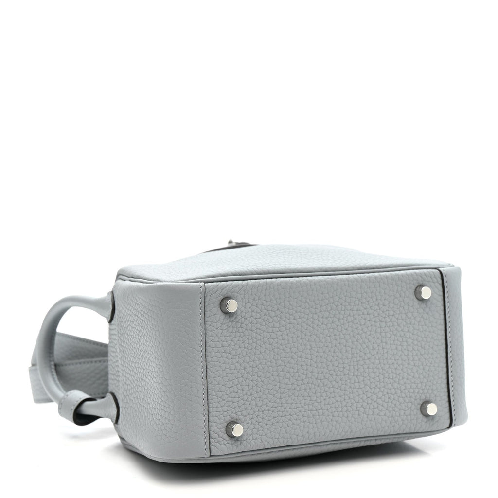 Taurillon Clemence Mini Lindy 20 Gris Pantin