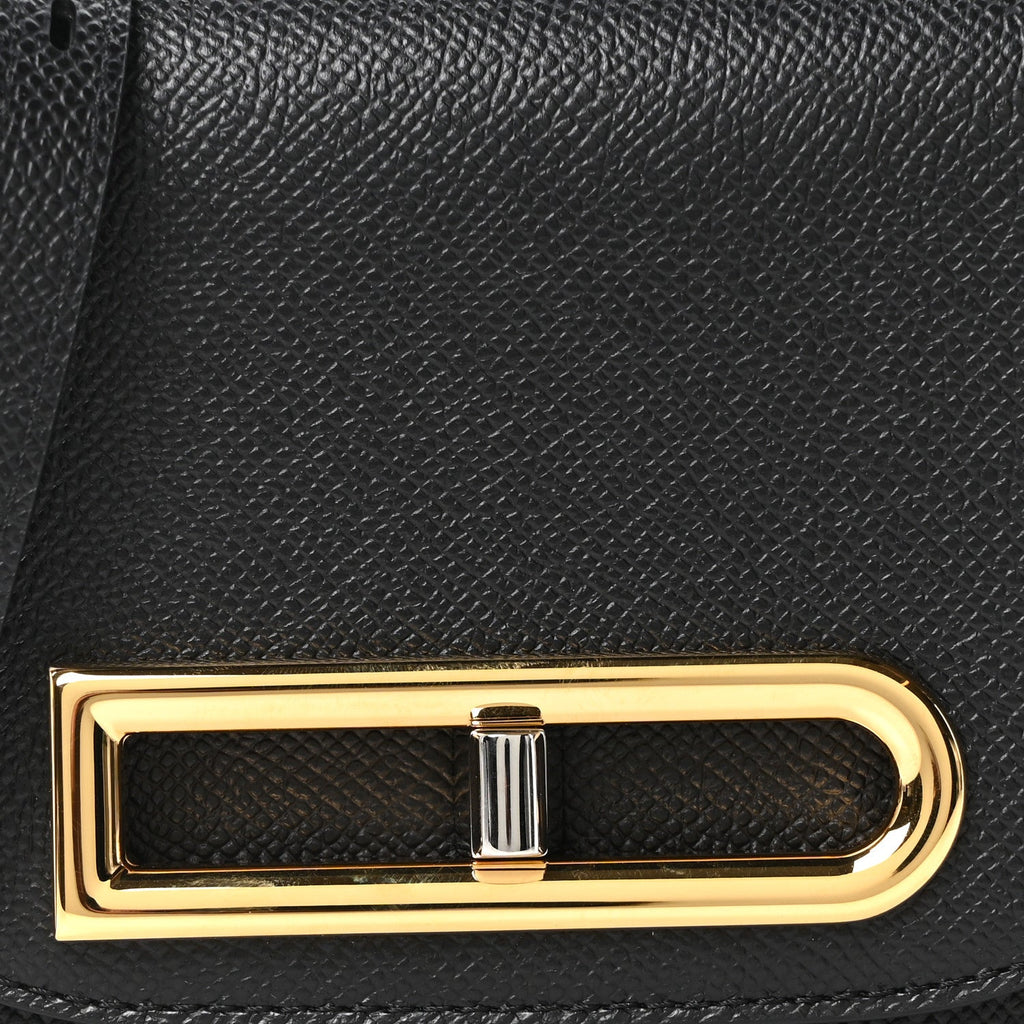 Alpina Calfskin Toy Lingot Crossbody Black