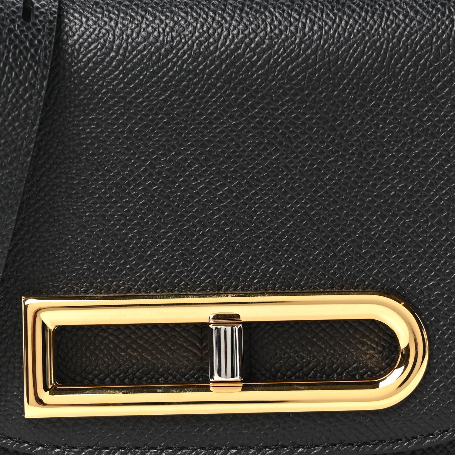 Alpina Calfskin Toy Lingot Crossbody Black