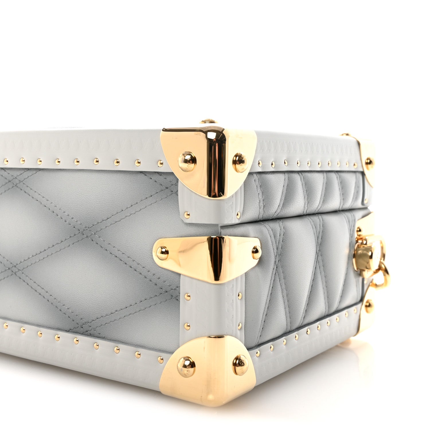 Lambskin Malletage Petite Valise Palazzo Ecume