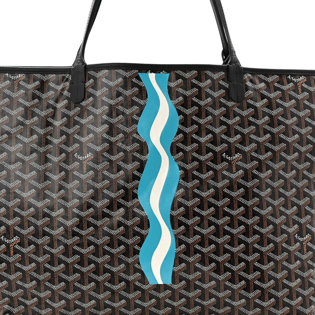 Goyardine Onde Millesime Reversible Anjou GM Black