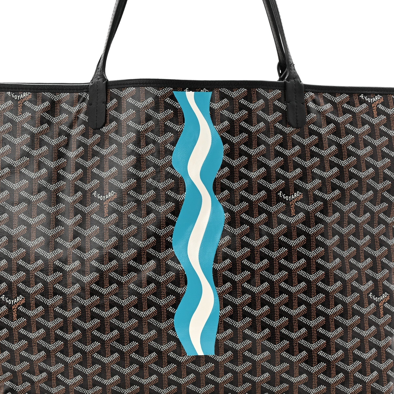 Goyardine Onde Millesime Reversible Anjou GM Black