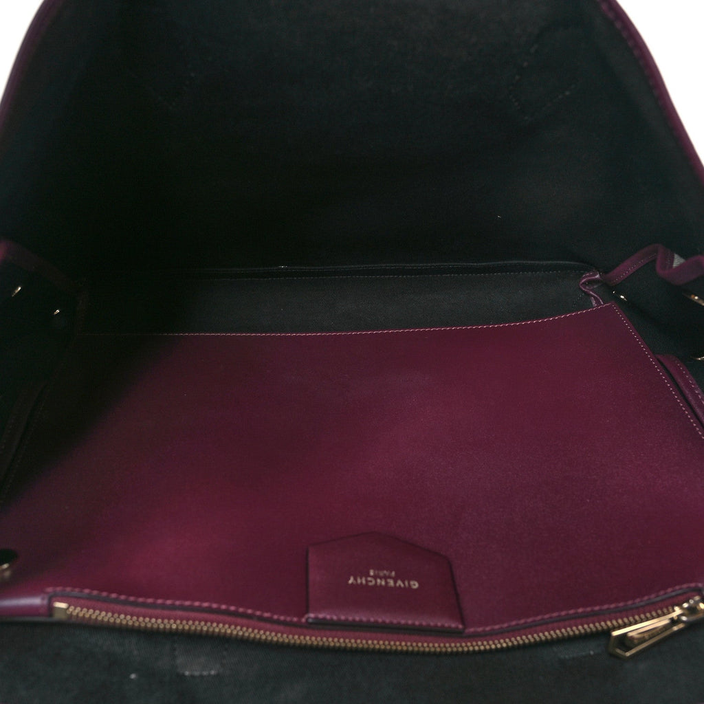 Canvas Medium Bond Shopper Tote Aubergine