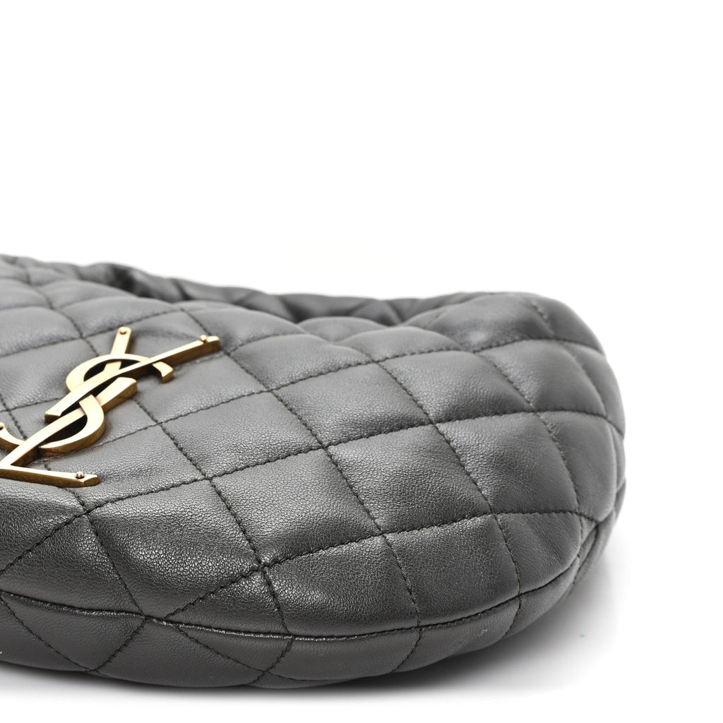 Lambskin Quilted Icarino Bag Urban Grey