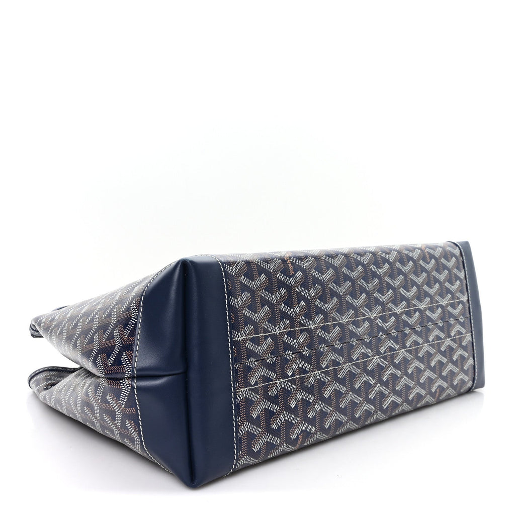 Goyardine Bellechasse Biaude MM Tote  Navy Blue