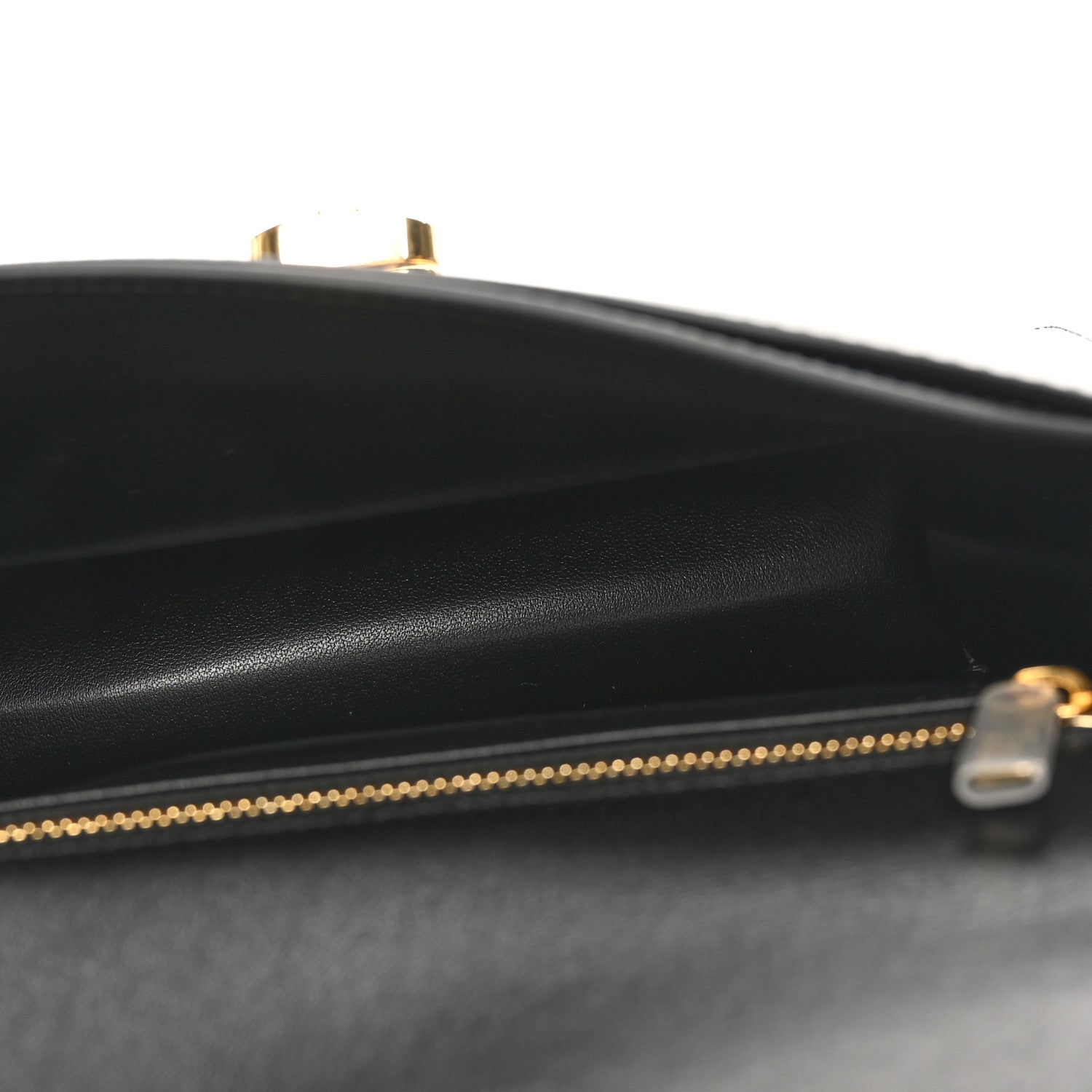 Patent Calfskin Teen Josephine Top Handle Bag Black