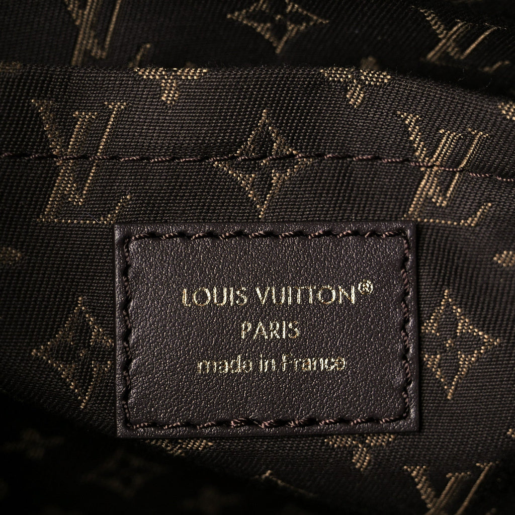Suede Monogram Express MM Hazelnut