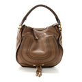 Calfskin Medium Marcie Satchel Nut
