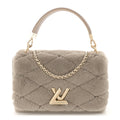 Shearling Malletage Top Handle GO-14 PM Grey