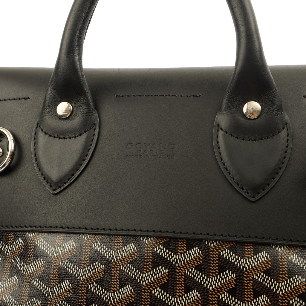 Goyard Backpack Steamer Backpack in Black, Leather