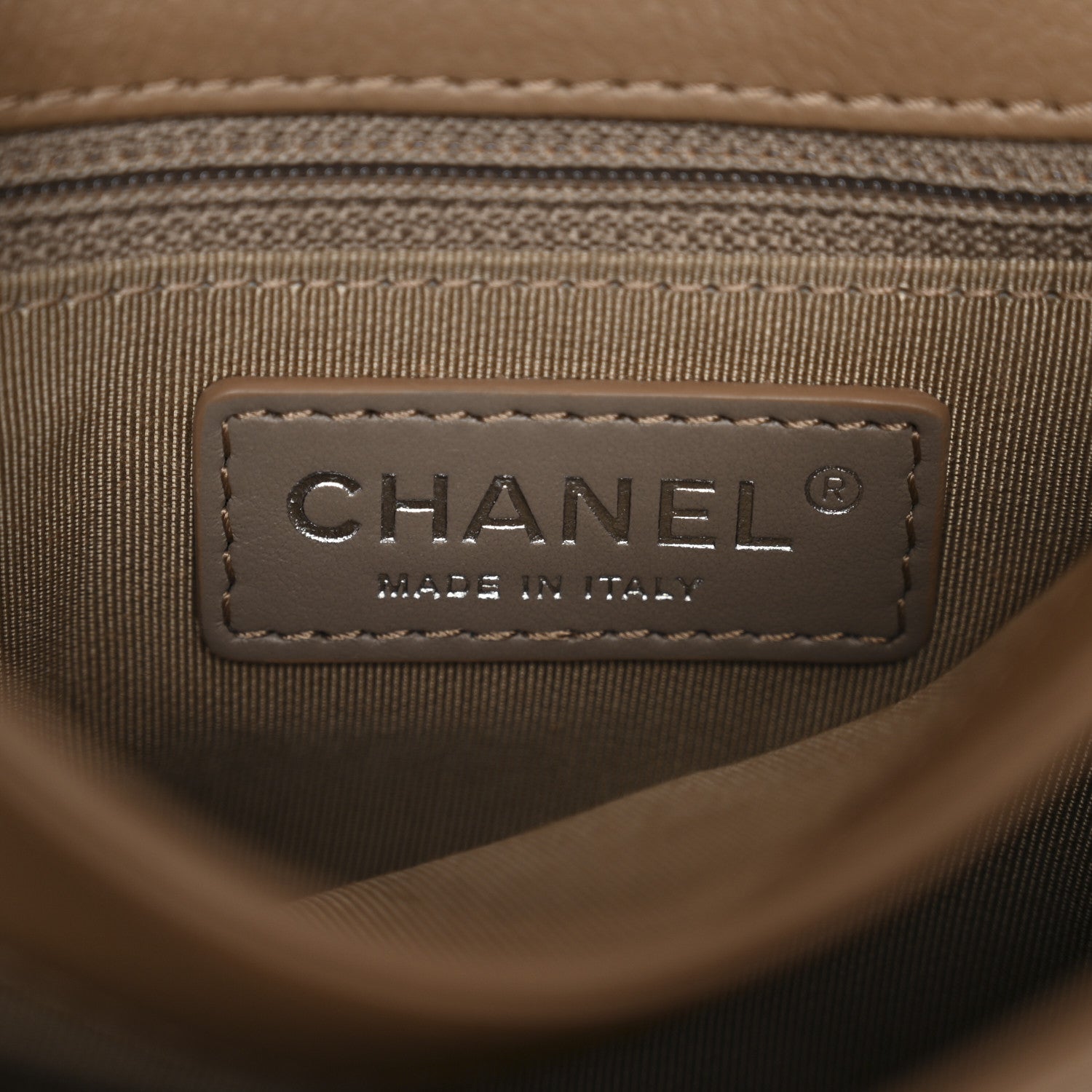 Caviar Quilted Mini All About Flap Bag Brown
