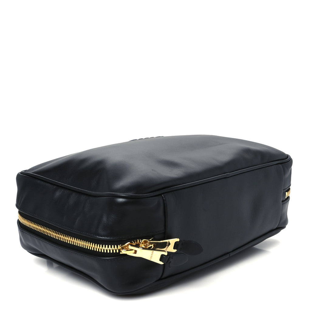 Soft Calf Softy Large Beau Top Handle Bag Black