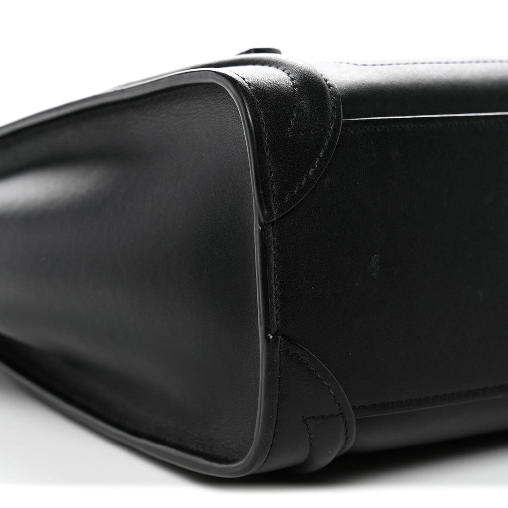 Smooth Calfskin Nano Luggage Black