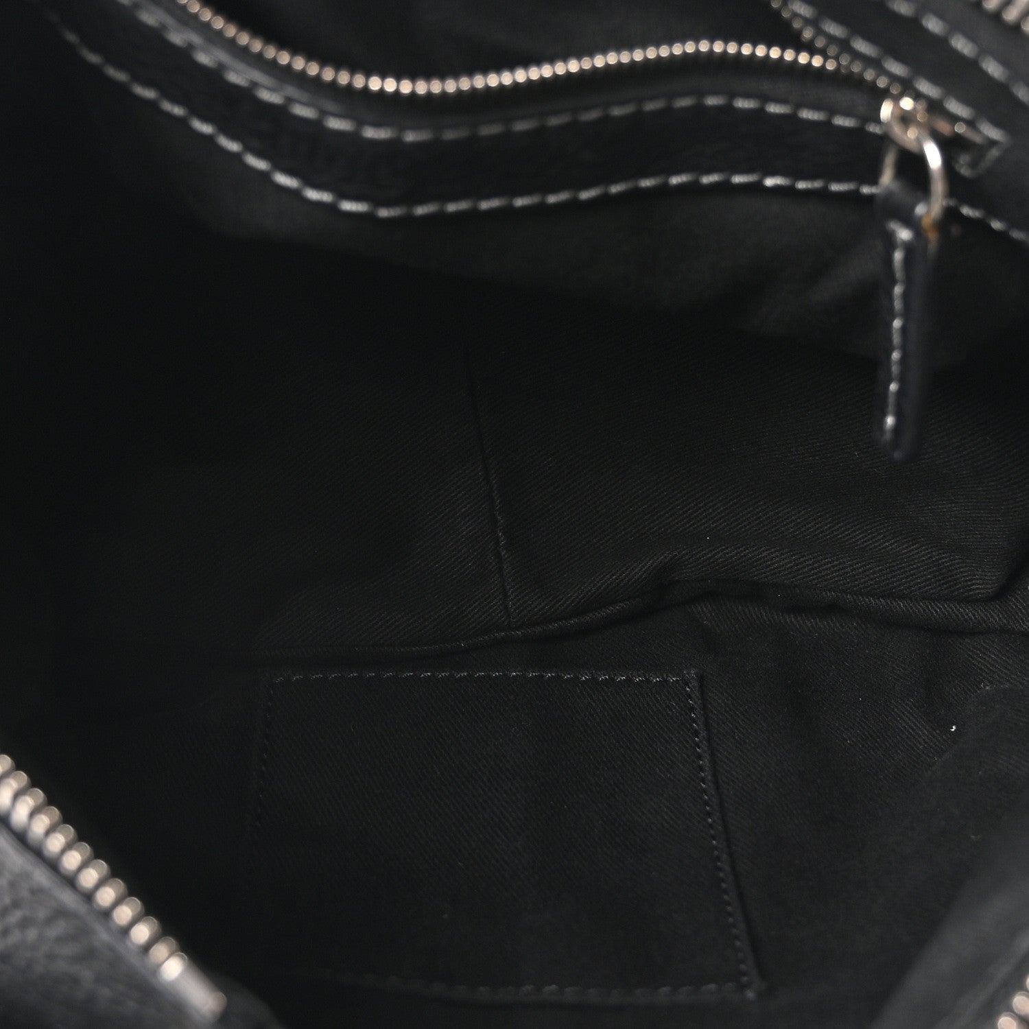 Calfskin Small Paddington Satchel Black