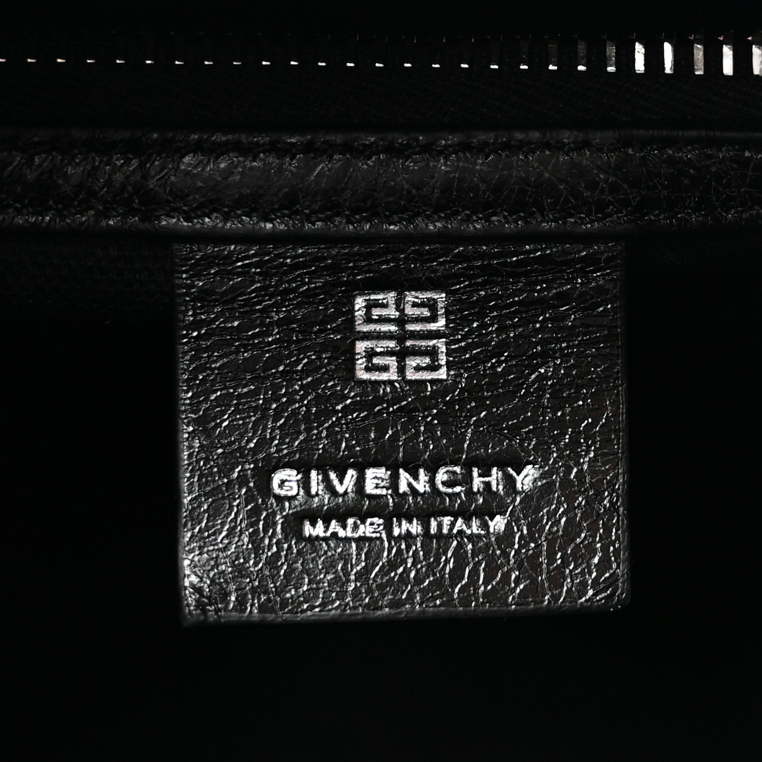 Washed Denim Mini Antigona Shoulder Bag Black