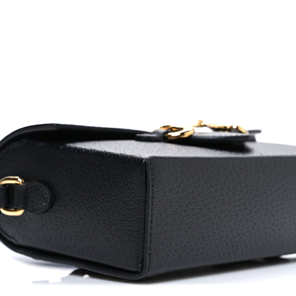 Calfskin Horsebit 1955 Shoulder Bag Black