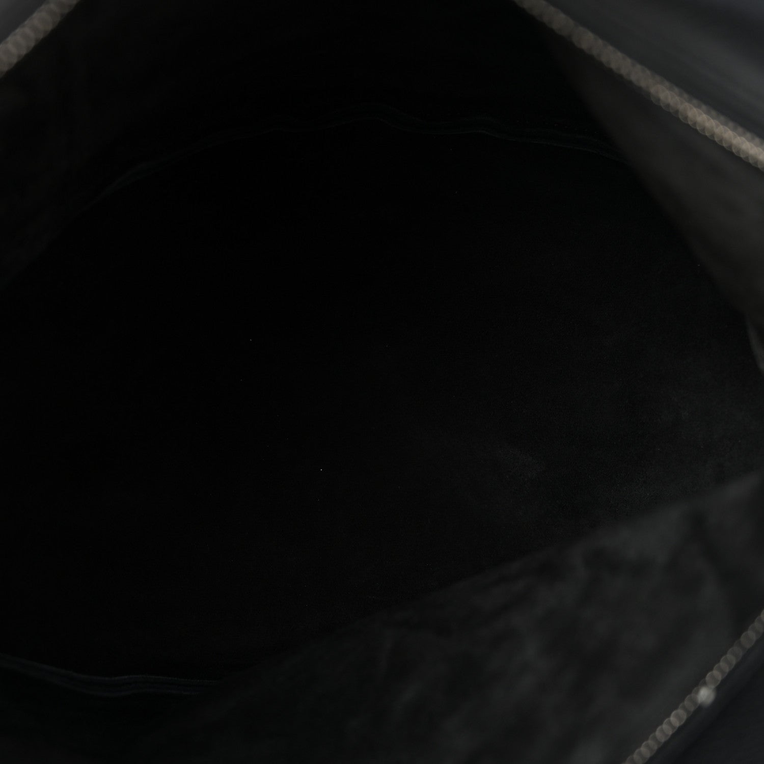 Grained Calfskin Large Slouchy Banana Bag Black