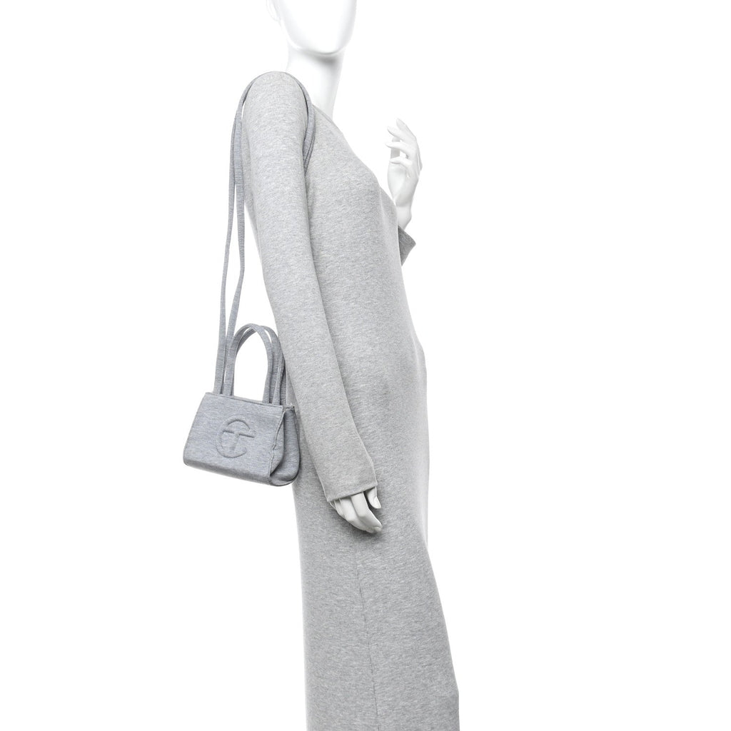 X UGG Fleece Small Shopping Bag Heather Grey
